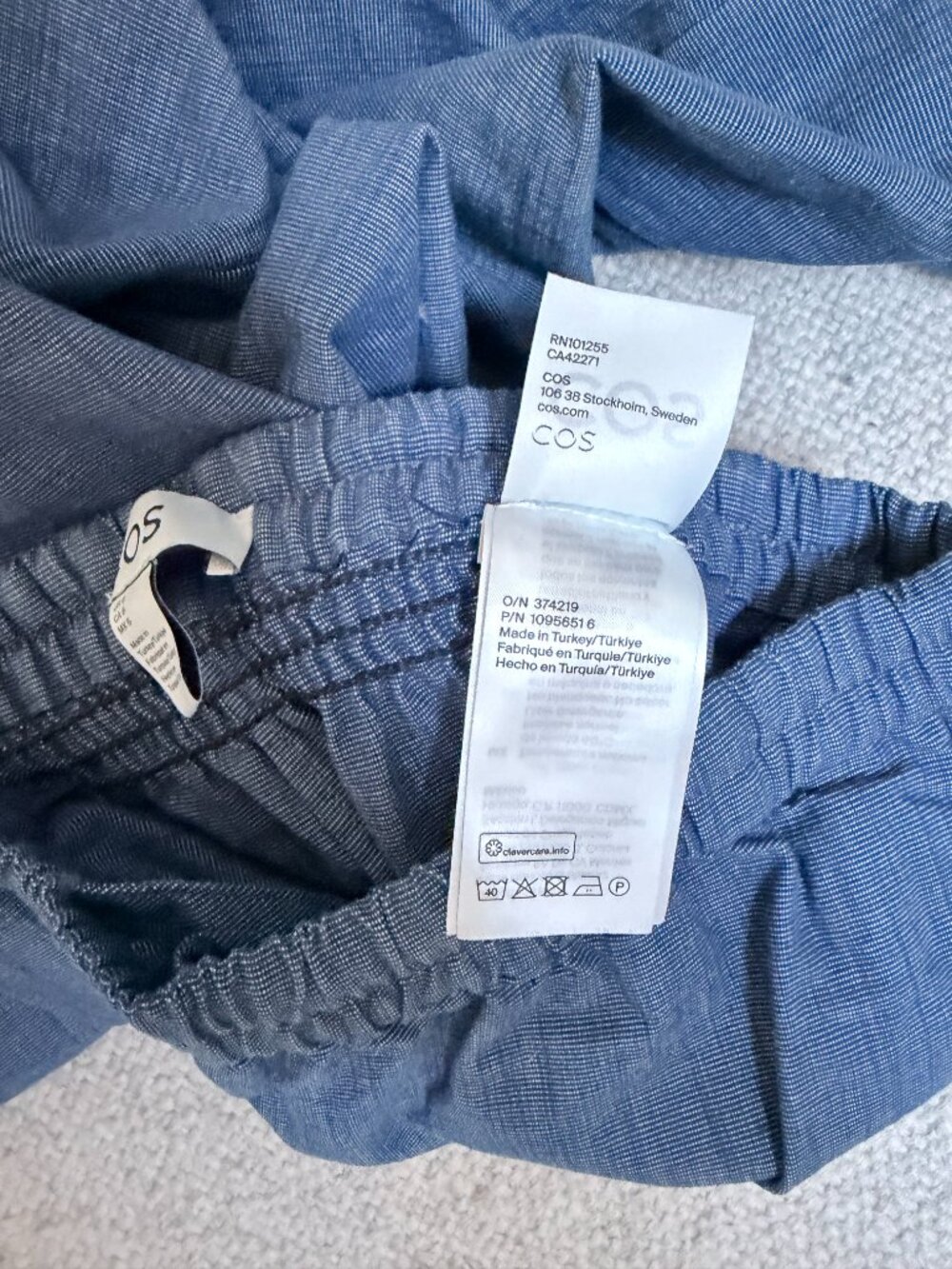 COS Denim Wide-Leg Pants - Picture 7 of 10